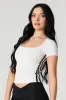 Seamless Ribbed Square Neck Top sold by Urban Planet