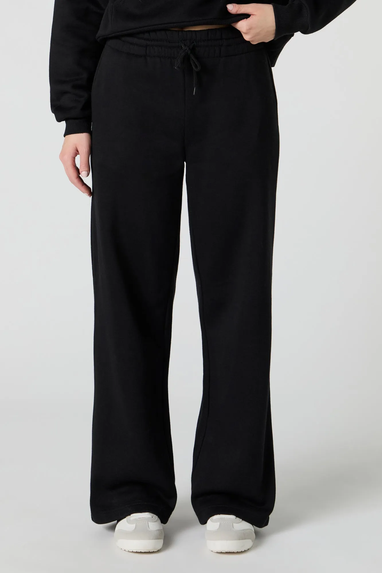 Fleece Wide Leg Sweatpant sold by Urban Planet product image thumbnail 2