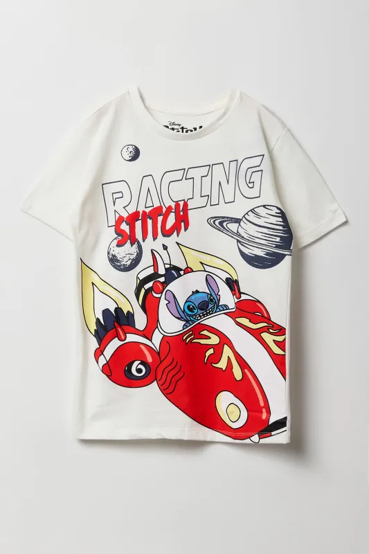 T-shirt à imprimé Racing Stitch pour enfants sold by Urban Planet