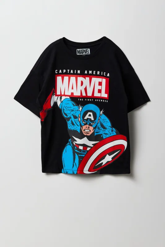 T-shirt à imprimé Captain America pour enfants sold by Urban Planet