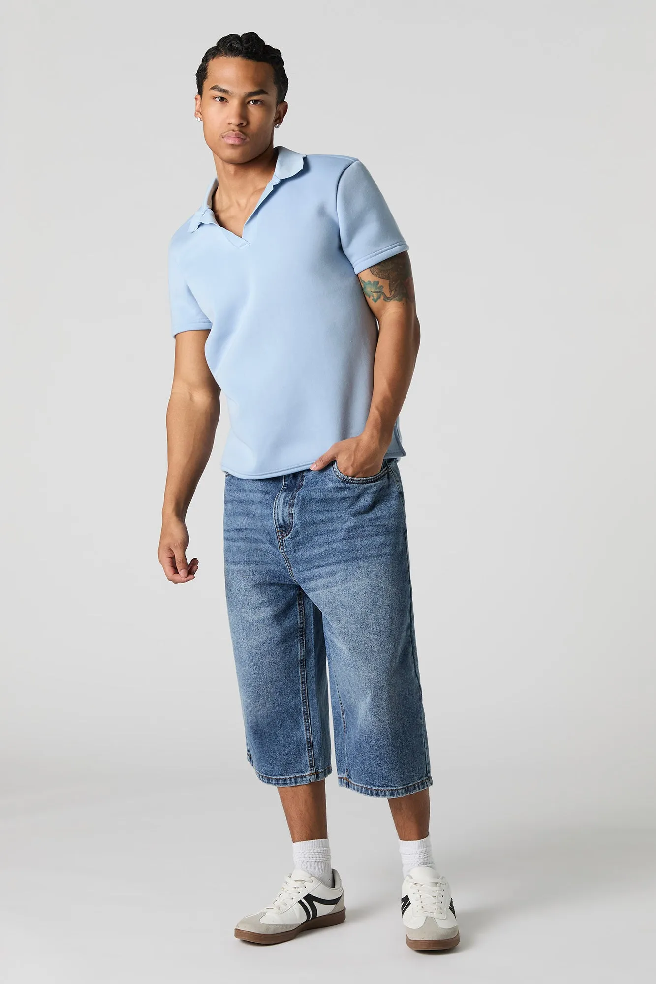 Fleece Polo Top sold by Urban Planet product image thumbnail 3