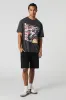 T-shirt délavé à imprimé Legend sold by Urban Planet