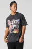 T-shirt délavé à imprimé Legend sold by Urban Planet