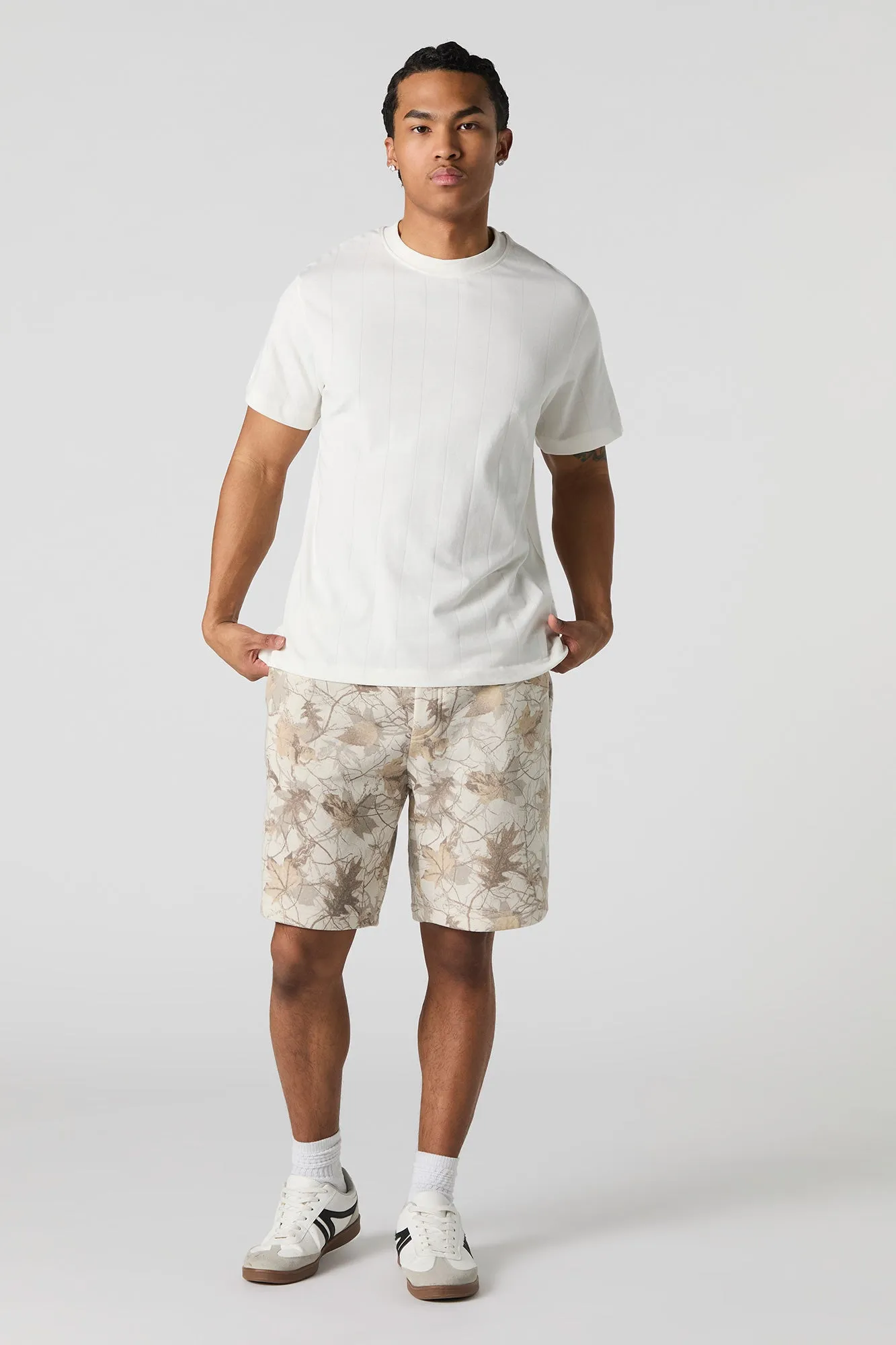 T-shirt carré en tricot côtelé vertical sold by Urban Planet product image thumbnail 3