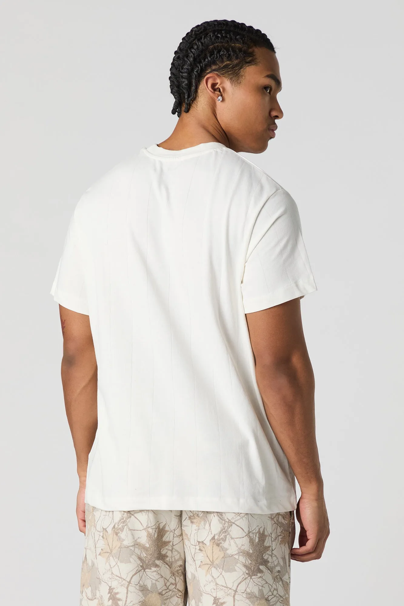 T-shirt carré en tricot côtelé vertical sold by Urban Planet product image thumbnail 2