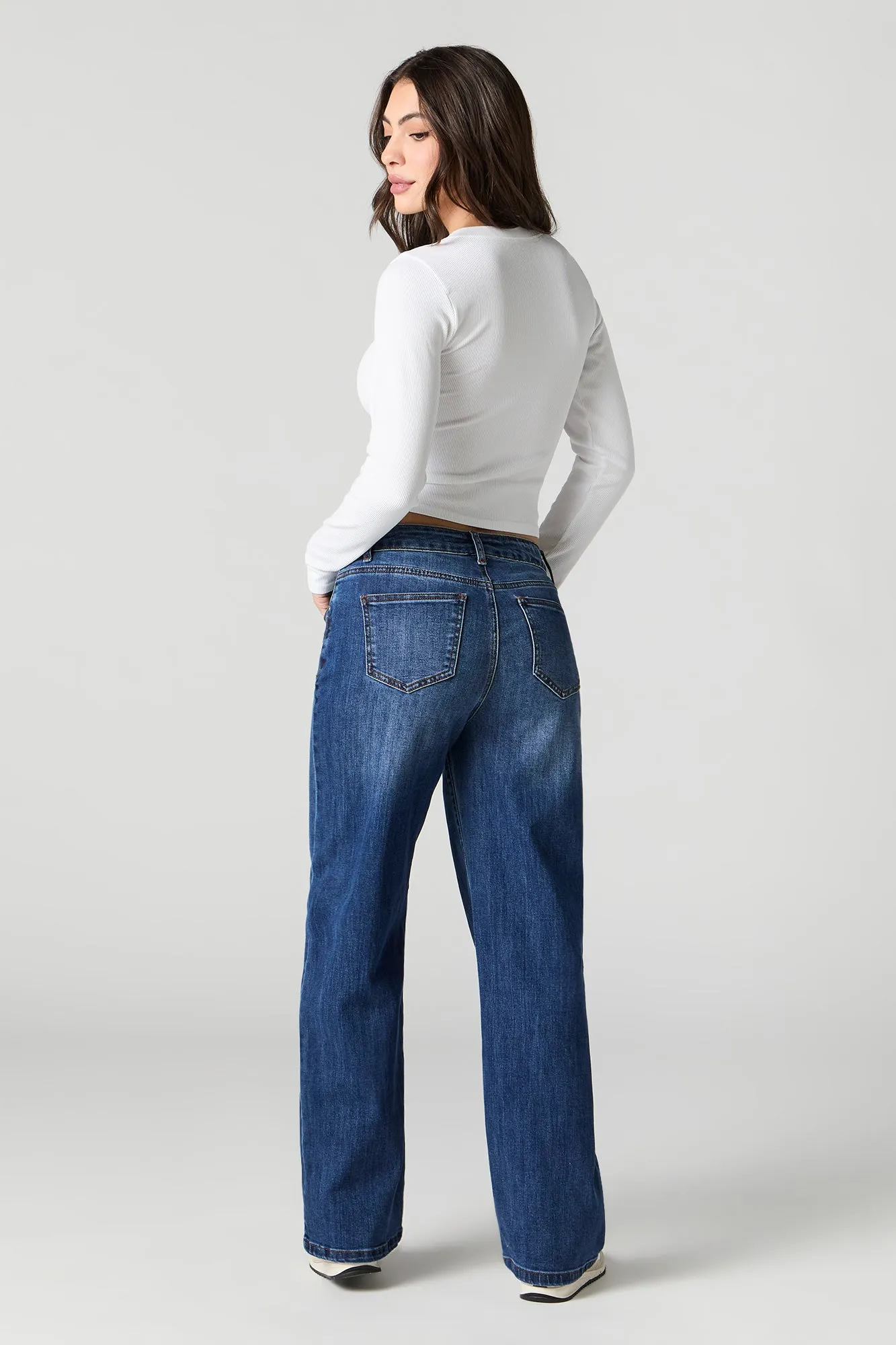 Dark Wash Straight Leg Jean sold by Urban Planet product image thumbnail 3