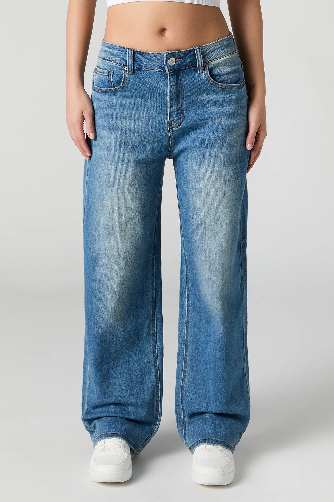Vintage Wash Straight Leg Jean sold by Urban Planet product image thumbnail 2