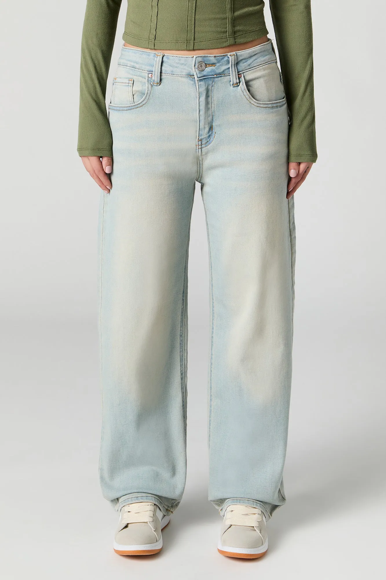 Vintage Wash Straight Leg Jean sold by Urban Planet product image thumbnail 5