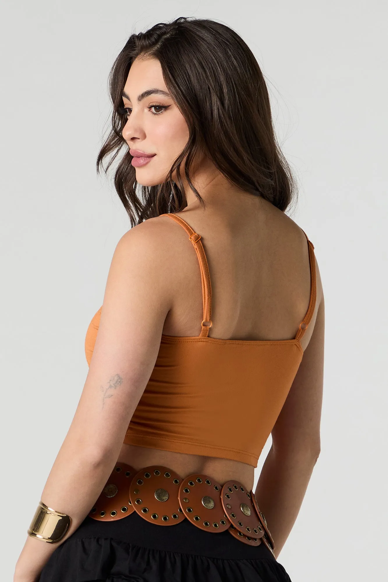 Double Drawstring Cinched Tank sold by Urban Planet product image thumbnail 2