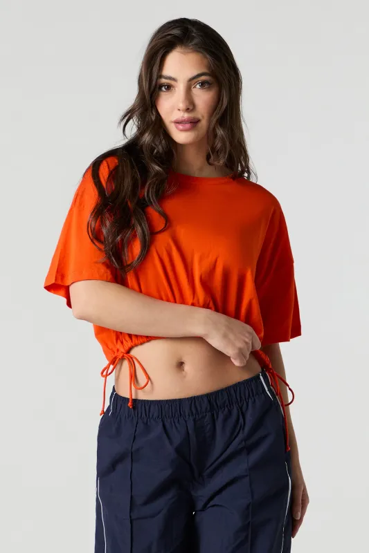 T-shirt surdimensionné avec taille coulissante latérale sold by Urban Planet