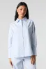 Striped Button-Up Long Sleeve Pajama Top sold by Urban Planet
