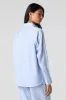 Striped Button-Up Long Sleeve Pajama Top sold by Urban Planet
