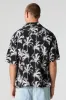 Haut boutonné à manches longues avec motif tropical sold by Urban Planet