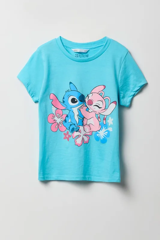 T-shirt à imprimé Stitch & Angel pour filles sold by Urban Planet