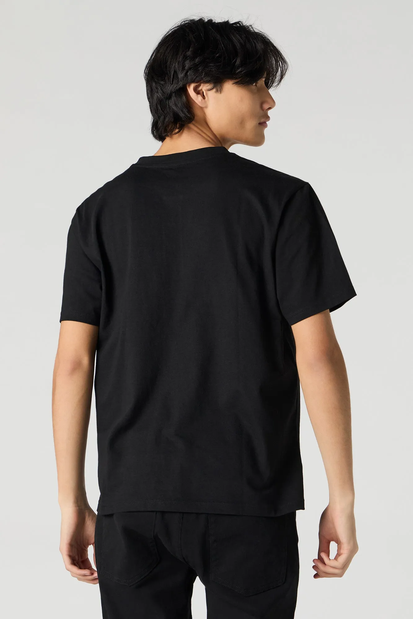 Solid Henley T-Shirt sold by Urban Planet product image thumbnail 2