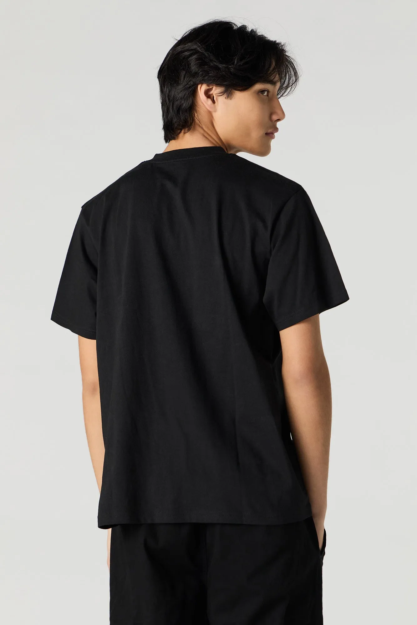 T-shirt uni à encolure en V sold by Urban Planet product image thumbnail 5