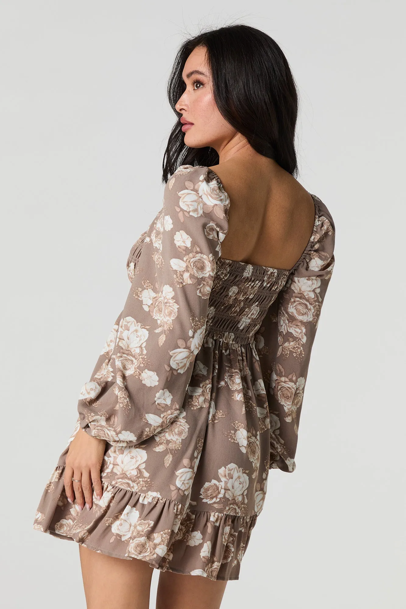 Minirobe smockée ruchée fleurie sold by Urban Planet product image thumbnail 5