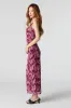 Floral Mesh Square Neck Maxi Dress sold by Urban Planet