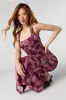 Floral Mesh Square Neck Maxi Dress sold by Urban Planet