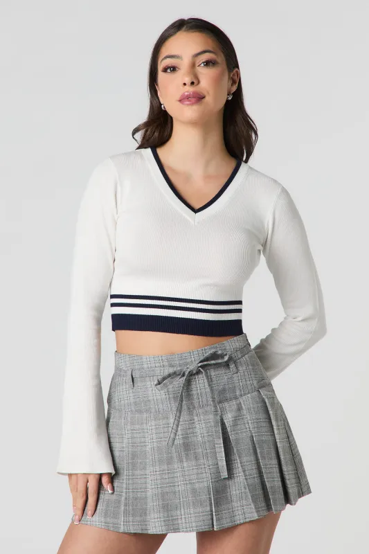 Belted Pleated Mini Skort sold by Urban Planet