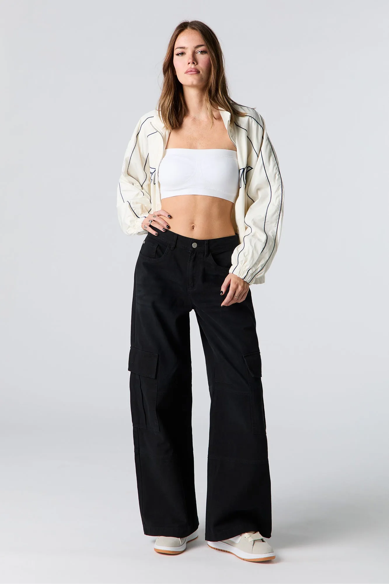 Denim Baggy Cargo Pant sold by Urban Planet product image thumbnail 4
