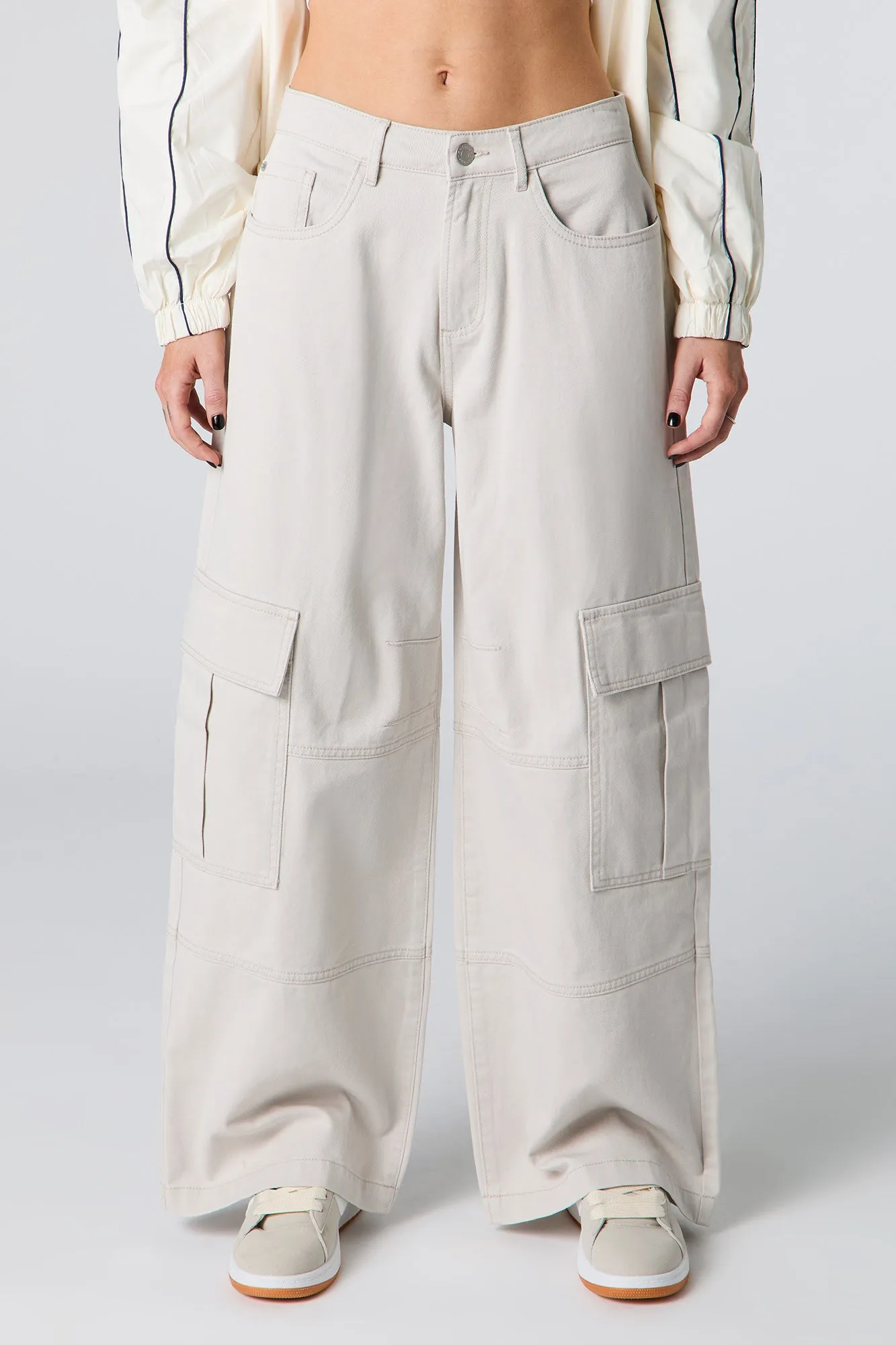 Pantalon cargo baggy en denim sold by Urban Planet product image thumbnail 2