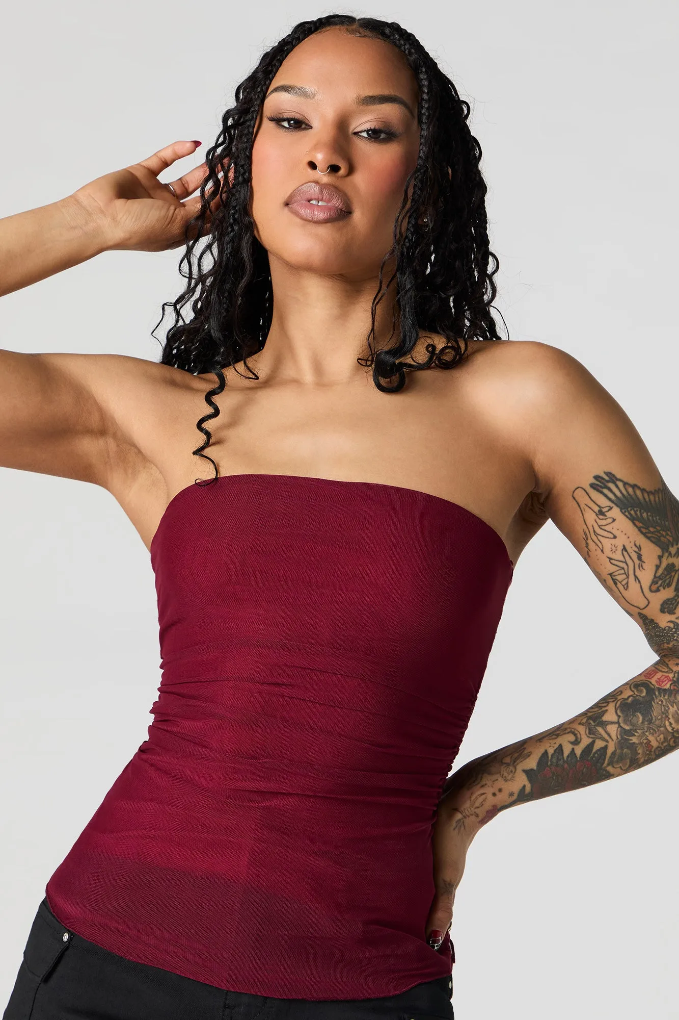 Mesh Tube Top sold by Urban Planet