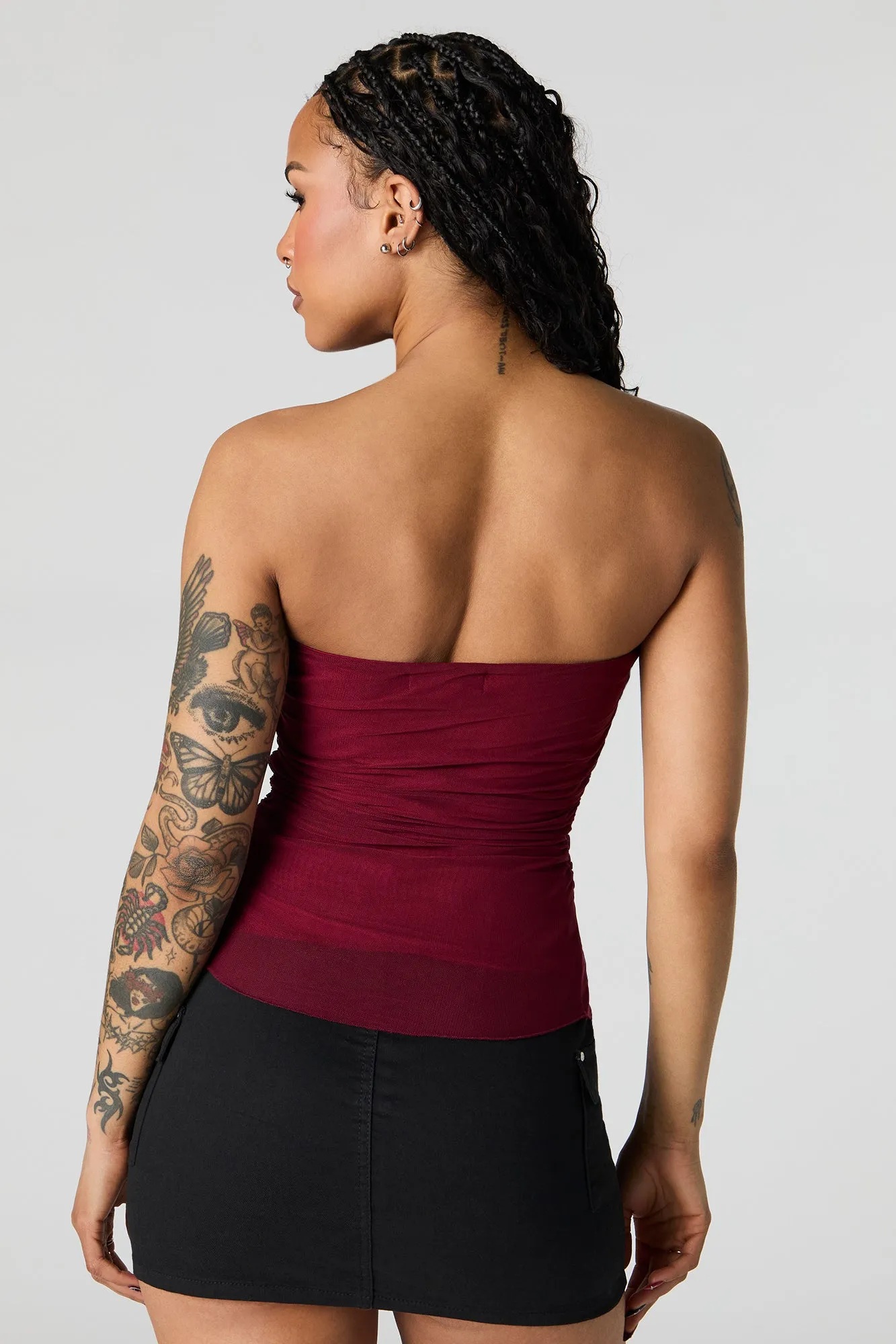 Mesh Tube Top sold by Urban Planet product image thumbnail 2
