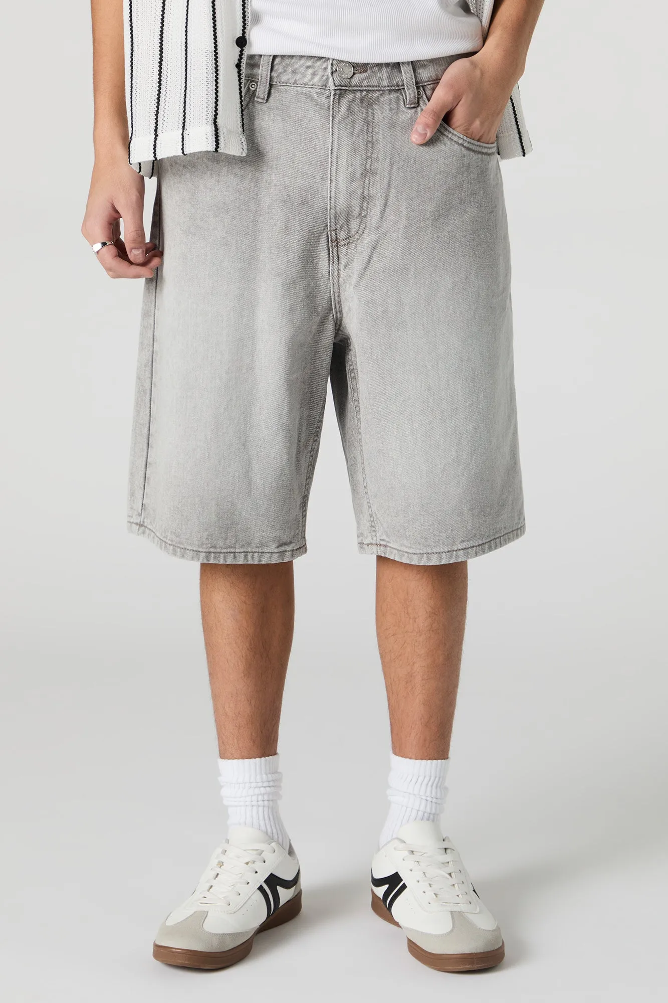Boxy Denim Jort sold by Urban Planet product image thumbnail 4