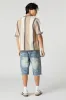 Multi Pocket Slim Cargo Jort sold by Urban Planet