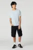 Multi Pocket Slim Cargo Jort sold by Urban Planet