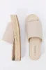 Sandales plateforme avec semelles en corde sold by Urban Planet