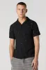Floral Pointelle Knit Button-Up Top sold by Urban Planet