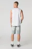 Distressed Moto Denim Short sold by Urban Planet
