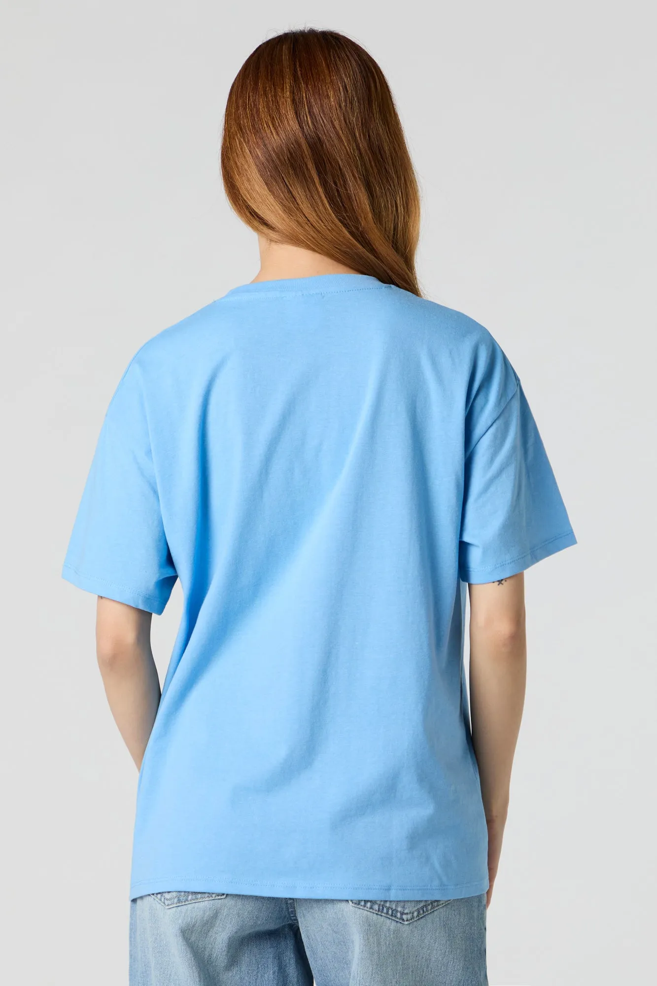 Cinnamoroll Glitter Graphic Boyfriend T-Shirt sold by Urban Planet product image thumbnail 3