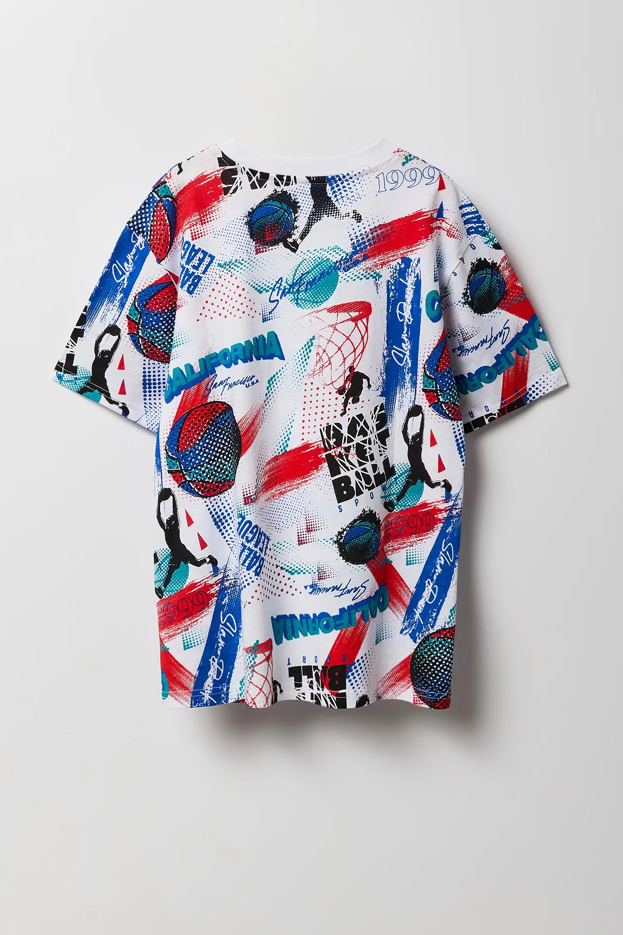 T-shirt à imprimé Basketball pour garçon sold by Urban Planet product image thumbnail 2