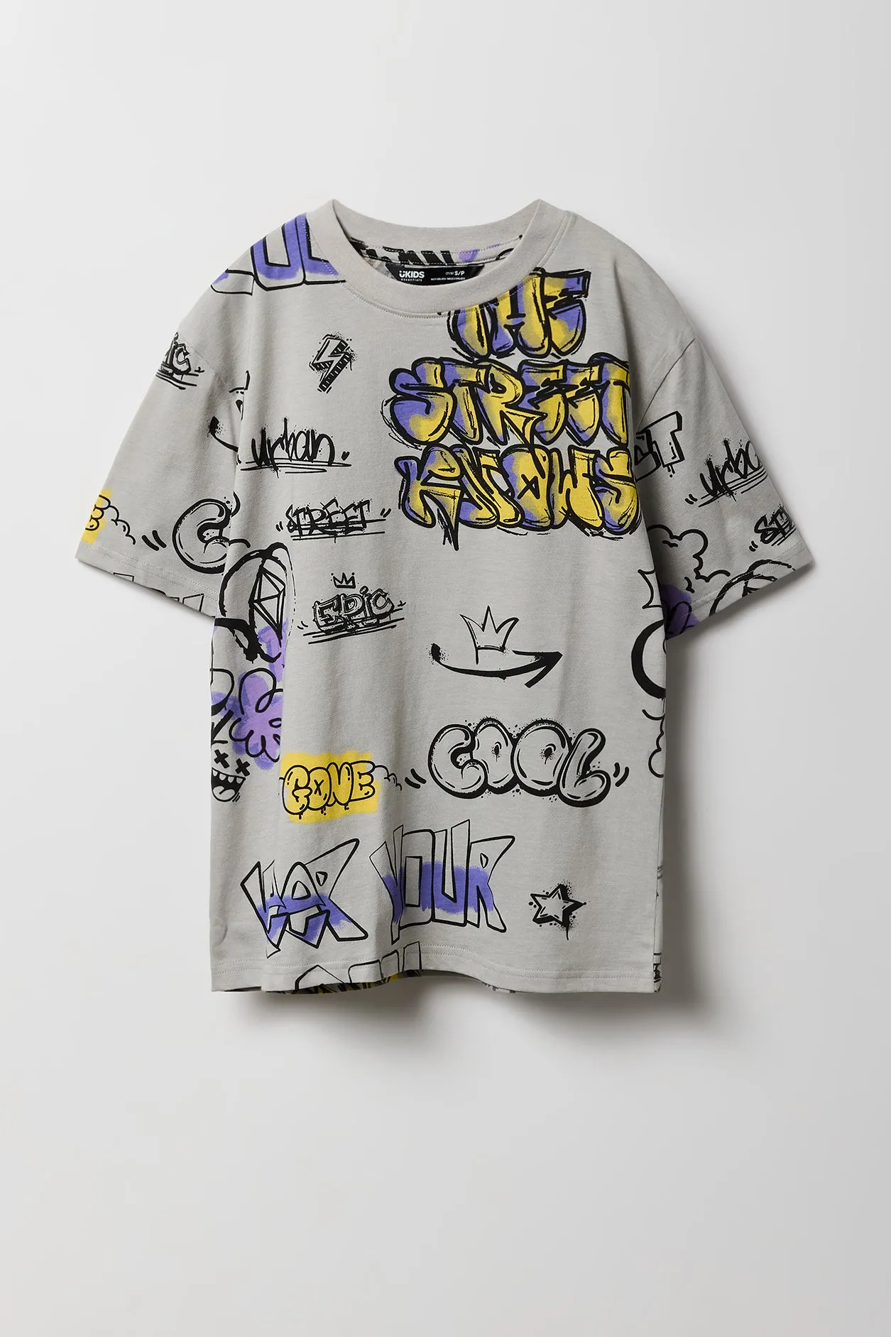 Boys Graffiti Print T-Shirt sold by Urban Planet