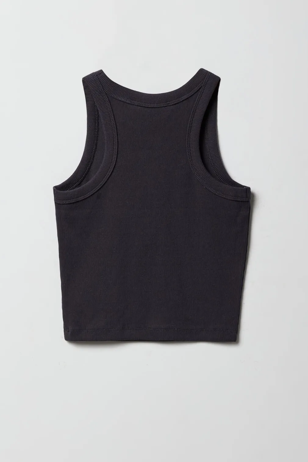 Girls Brooklyn Embroidered Ribbed Tank sold by Urban Planet product image thumbnail 2
