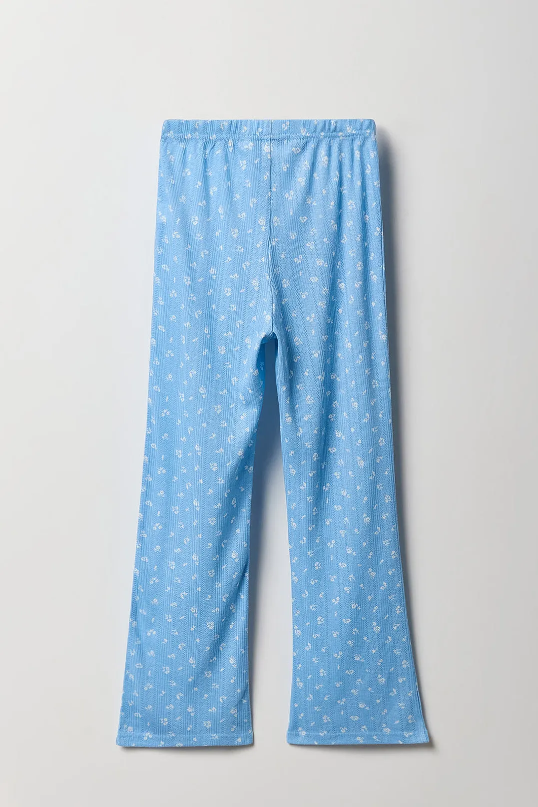 Girls Pointelle T-Shirt & Pant 2 Piece Pajama Set sold by Urban Planet product image thumbnail 5