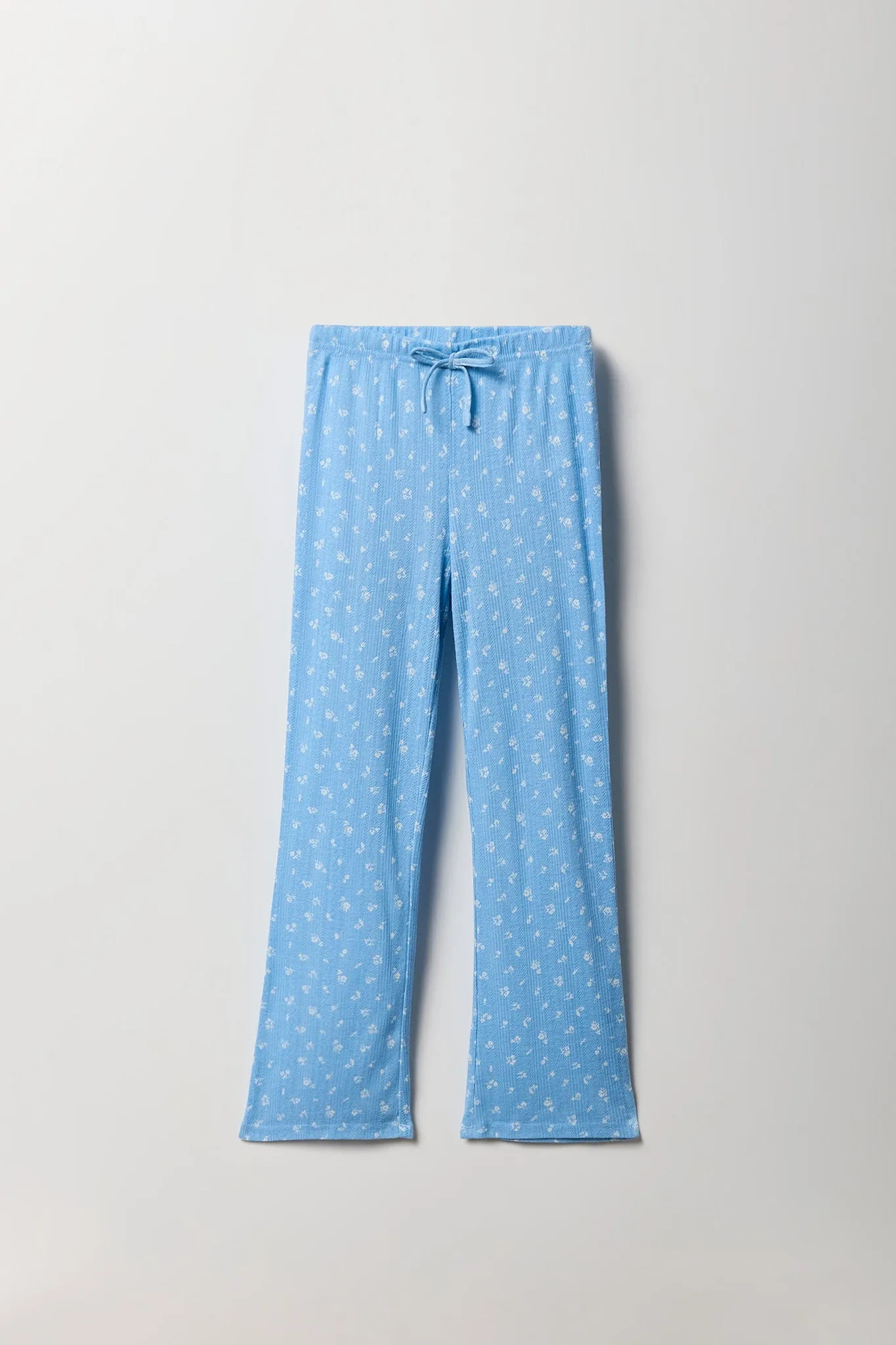 Girls Pointelle T-Shirt & Pant 2 Piece Pajama Set sold by Urban Planet product image thumbnail 4