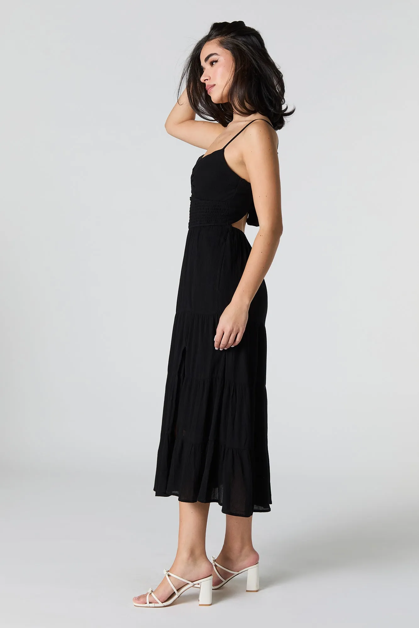 Sweetheart Tie Back Midi Dress sold by Urban Planet product image thumbnail 5
