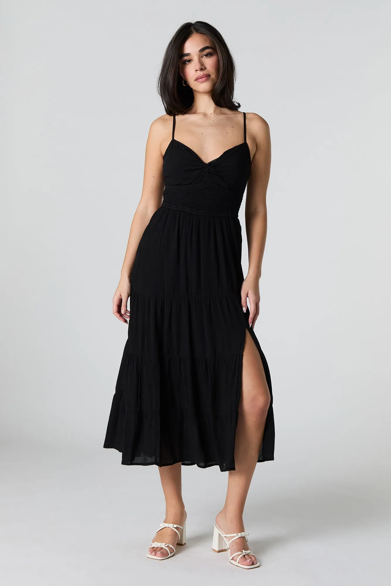 Sweetheart Tie Back Midi Dress sold by Urban Planet product image thumbnail 4