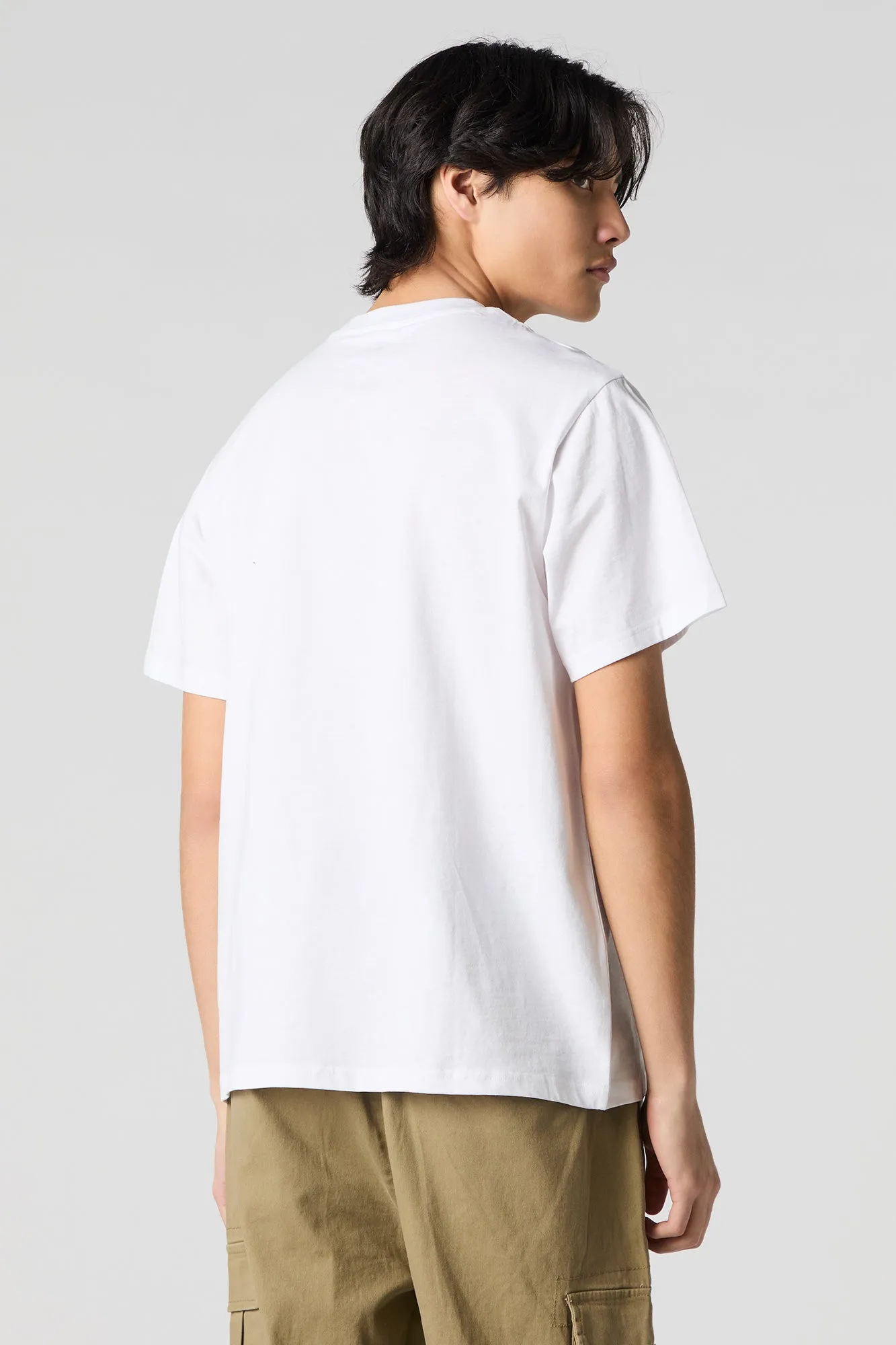 Embroidered Crewneck T-Shirt sold by Urban Planet product image thumbnail 2