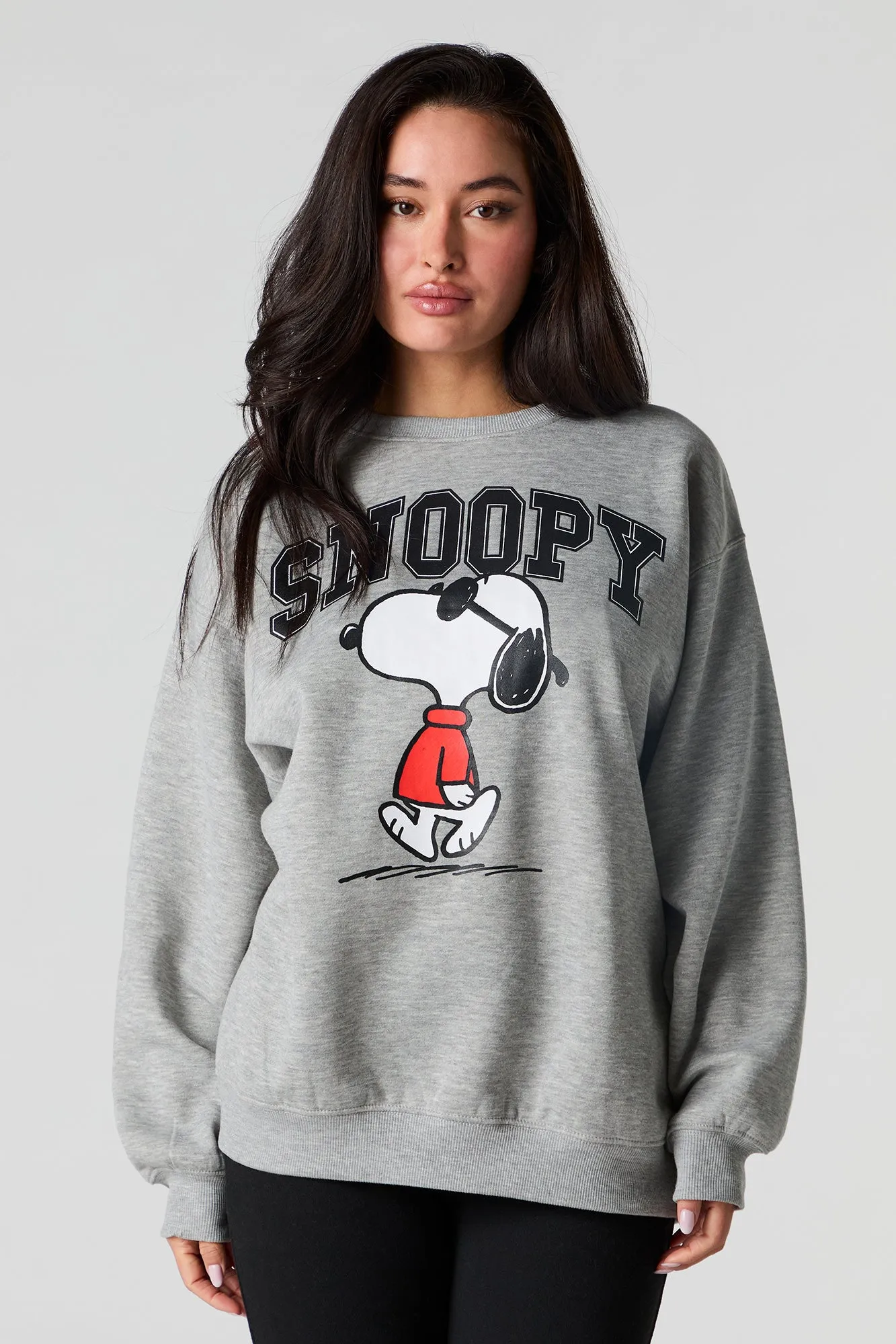 Peanuts Snoopy Graphic Fleece Sweatshirt sold by Urban Planet product image thumbnail 4