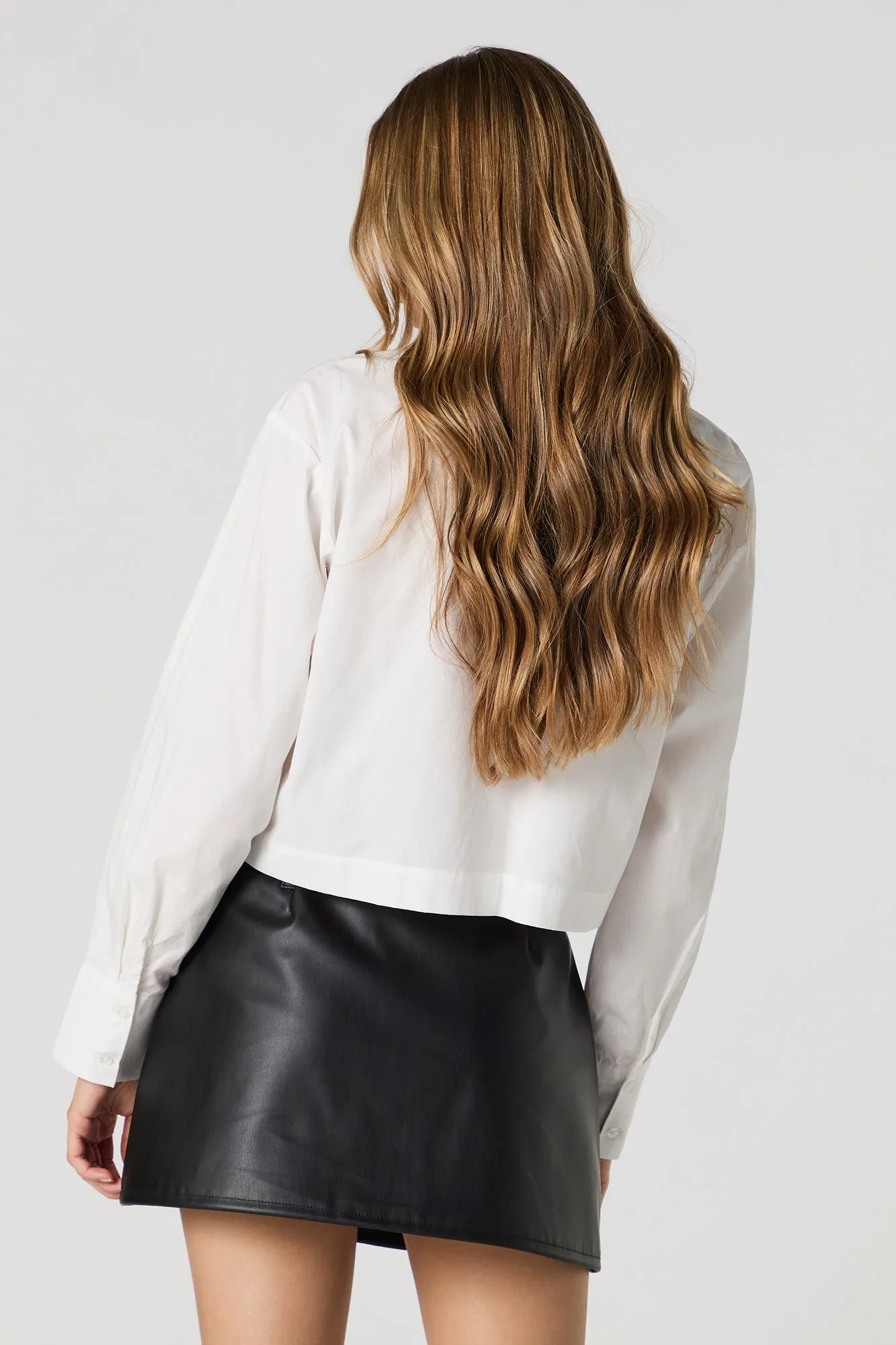 Faux Leather Belted Mini Skort sold by Urban Planet product image thumbnail 2