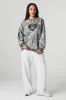Chandail en molleton avec motif brodé Living The Dream et motif camouflage sold by Urban Planet