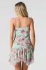 Minirobe asymétrique en chiffon fleuri sold by Urban Planet