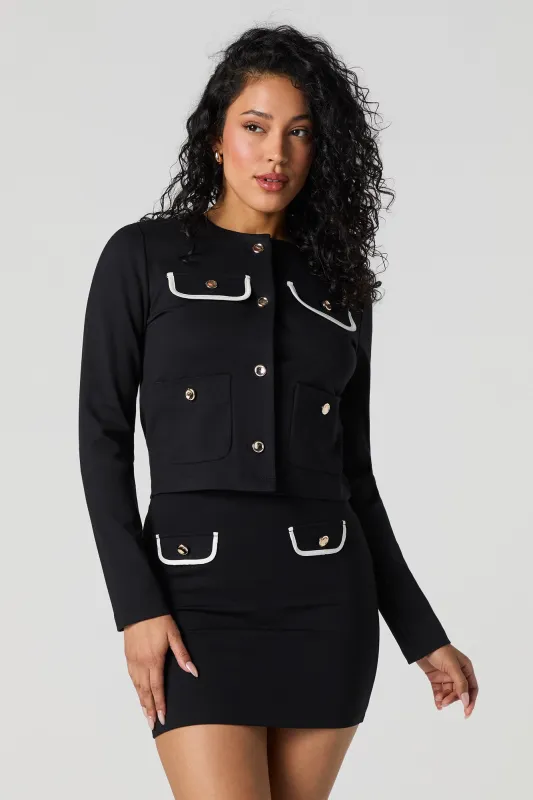 Minijupe avec poches boutonnées sold by Urban Planet