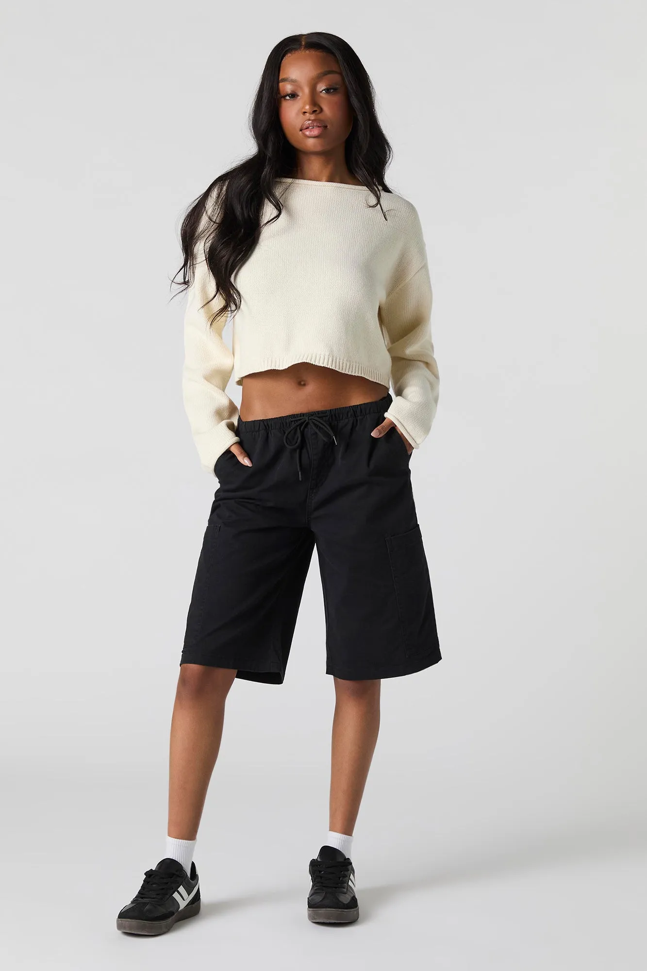 Drawstring Bermuda Cargo Short sold by Urban Planet product image thumbnail 4