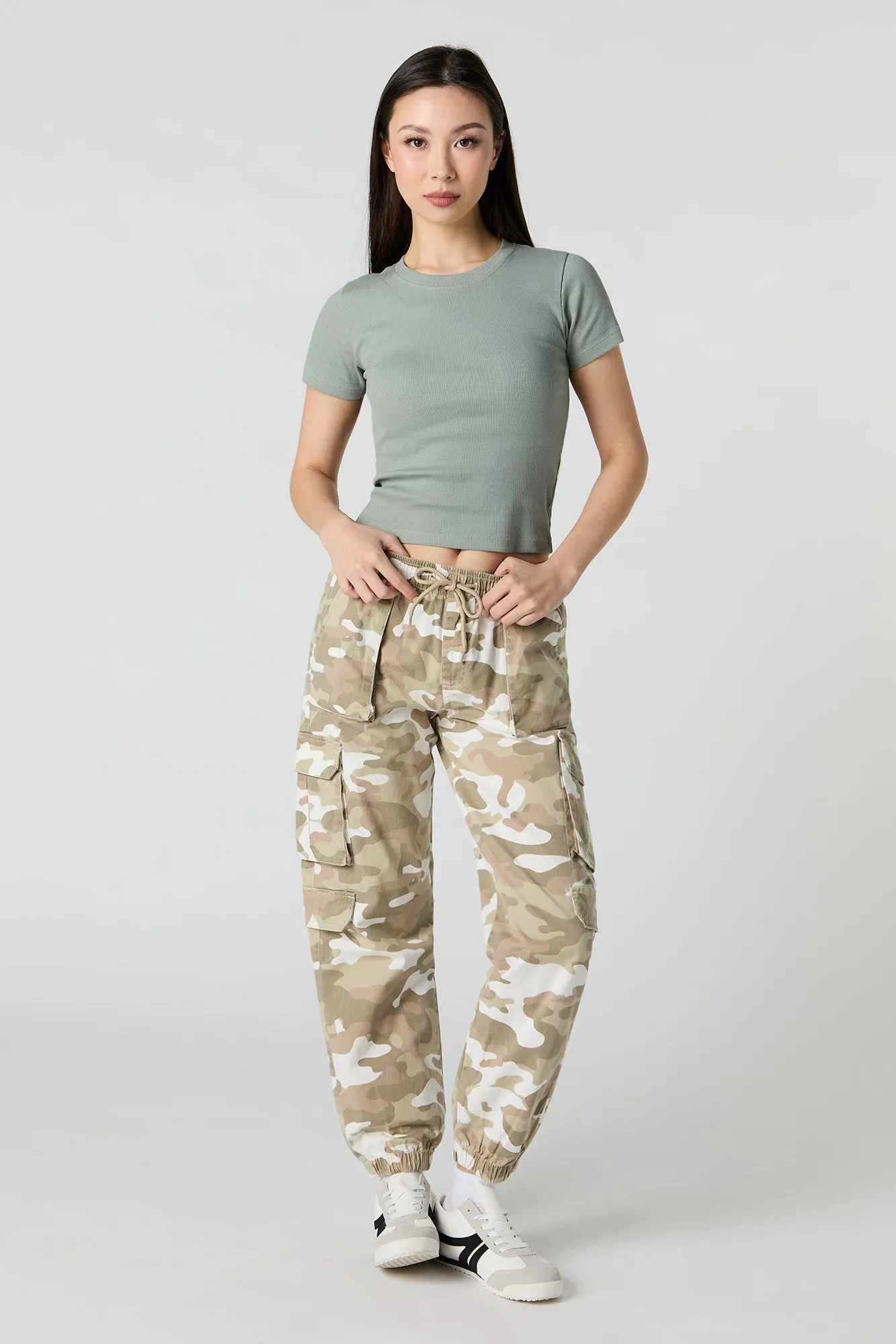 Drawstring Cargo Jogger sold by Urban Planet product image thumbnail 4